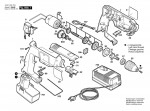 Bosch 0 601 933 756 Gbm 9,6 Ves-3 Batt-Oper Drill 9.6 V / Eu Spare Parts